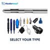 Double Mercedes six port liposuction cannula with two port groups, German stainless steel