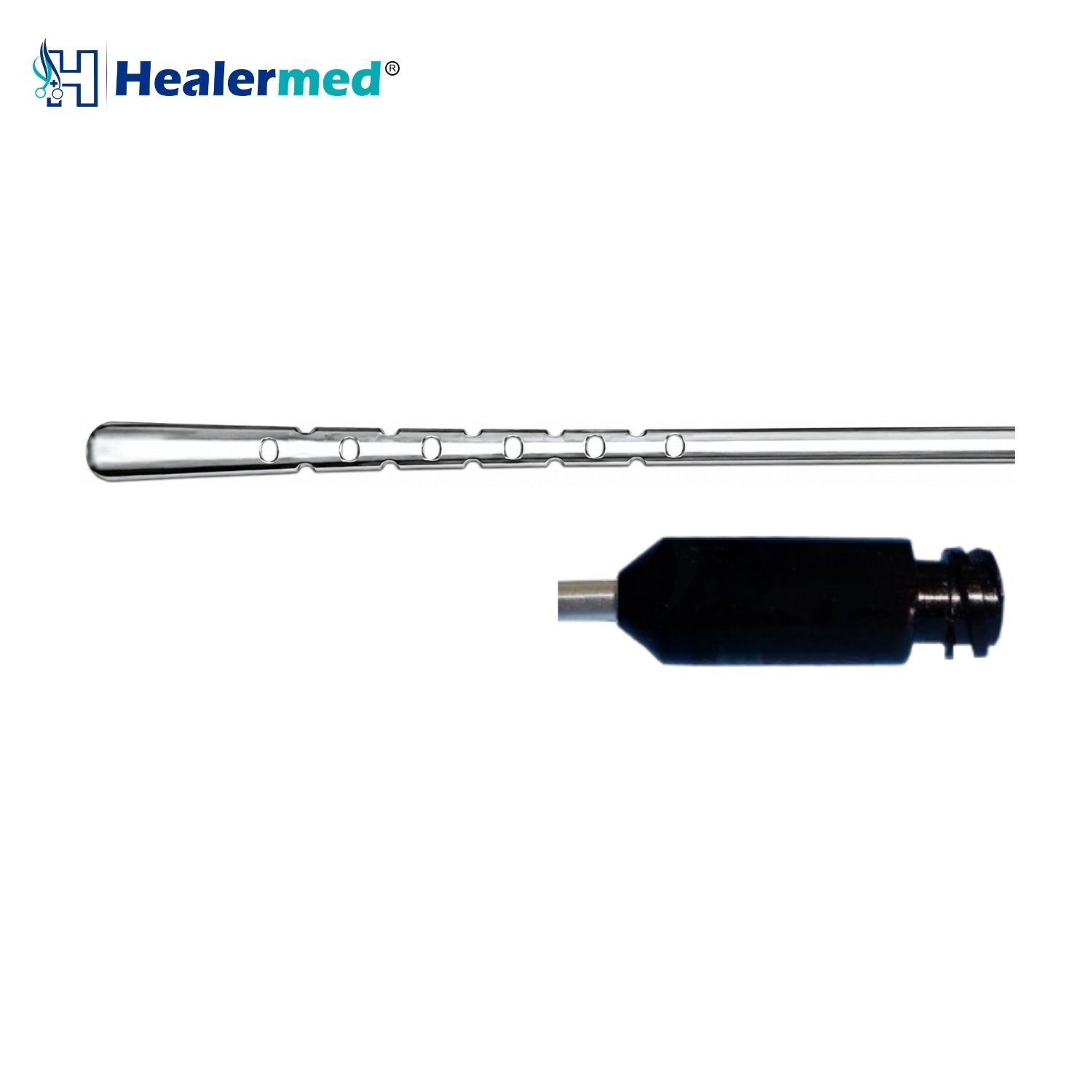 Facelift infiltration cannula Luer lock hub, German stainless steel, 1.0mm to 6.0mm
