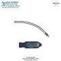 Single hole Curved micro Injector cannula Luer lock cannula