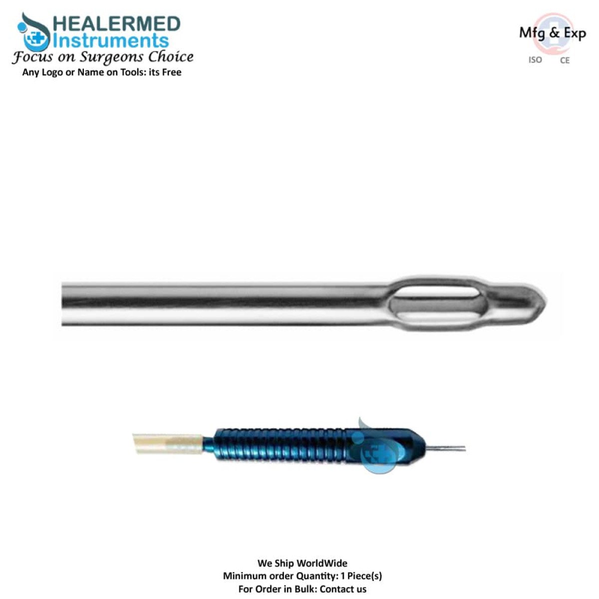 Basket Shaped Liposuction Cannula Fixed Handle