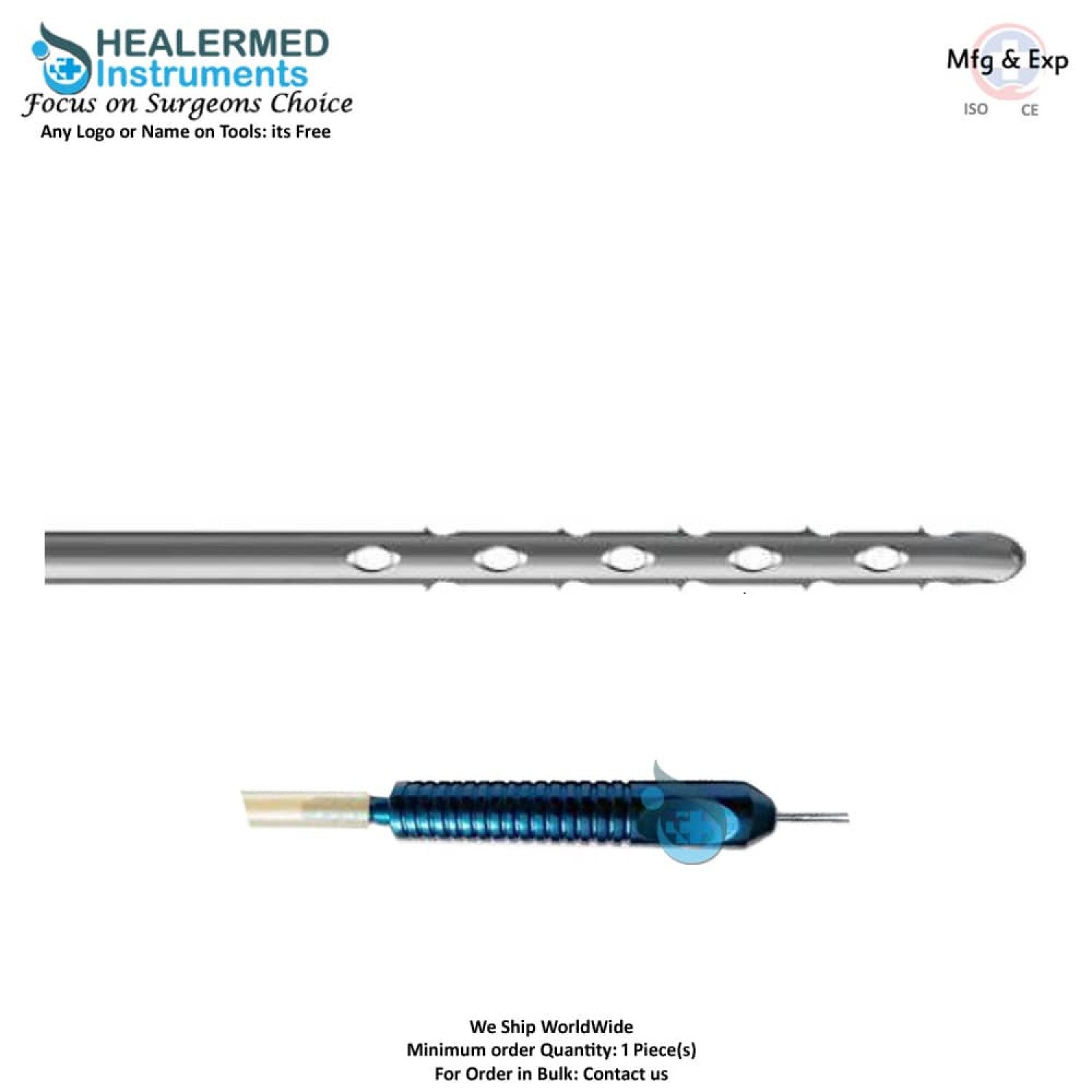 Multiport Speed Harvester Both End Sharp Harvester Cannula Fixed Handle