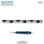 Six hole zig zag General suction cannula Fixed Handle
