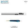 Two Spiral Holes Tapered Tip Liposuction cannula Fixed Handle