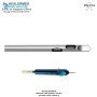 Two Spiral Holes Tapered Tip Liposuction cannula Fixed Handle