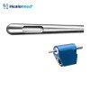 Flap dissector liposuction cannula with broad flattened blunt dissecting head, German stainless steel