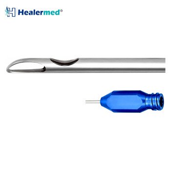 Lancet Tip One Central Hole Liposuction Cannula – Luer Lock