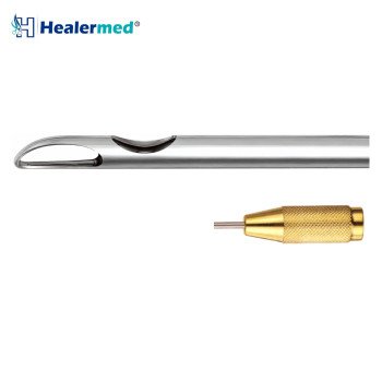 Lancet Tip One Central Hole Liposuction Cannula – Threaded Fitting
