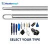 Long hole fat aspiration tip liposuction cannula with long aperture at the tip, German stainless steel