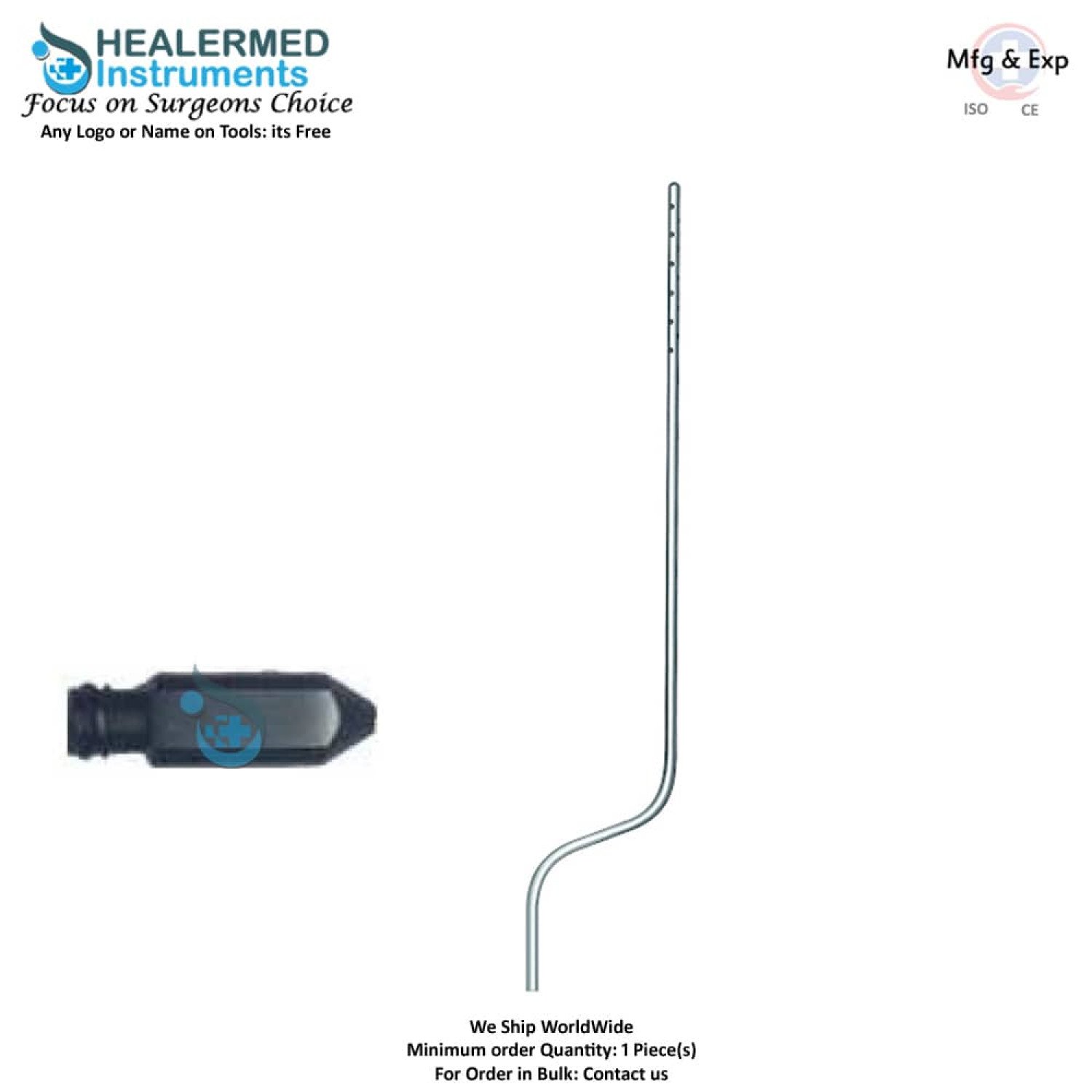 Tumescent Bayonet Infiltration Cannula Luer lock cannula