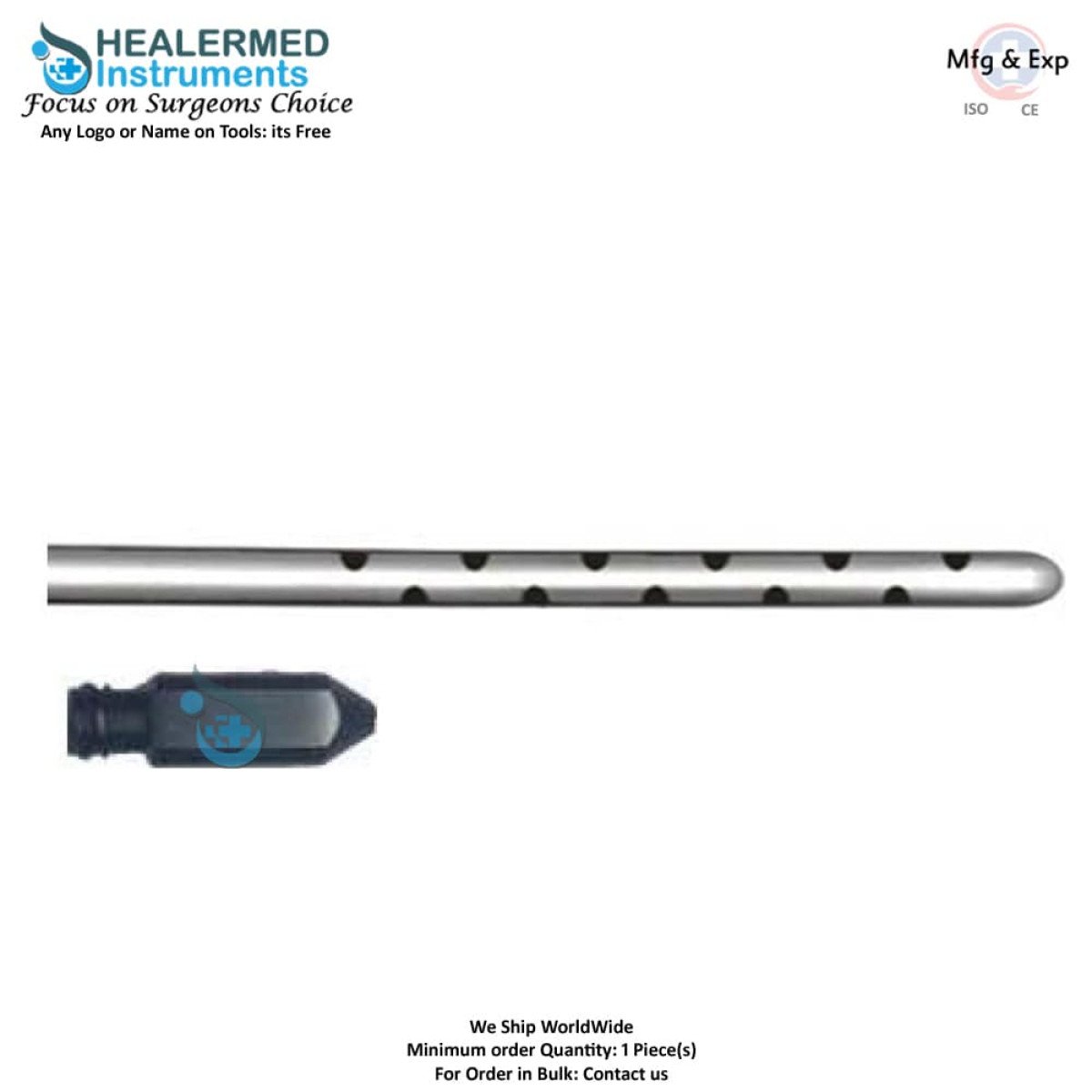 Infiltration cannula Luer lock cannula