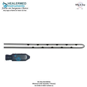 Infiltration cannula Luer lock cannula