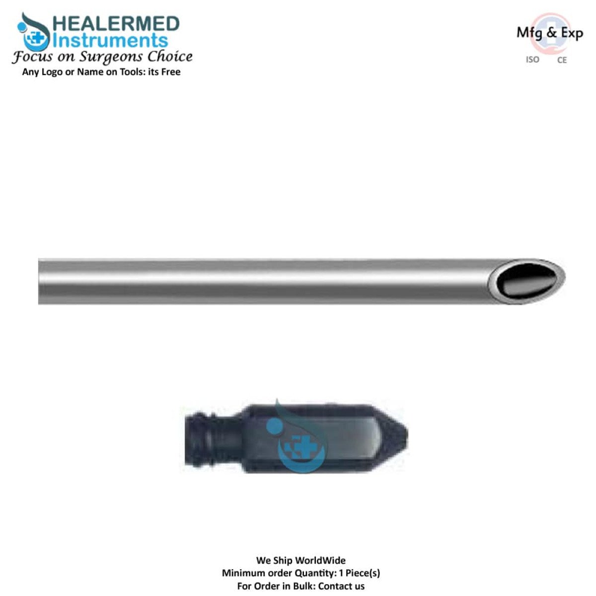 Sharp Extractor Injector Tip Cannula Micro Injectors Luer lock cannula