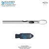 Three holes Two parallel one upper hole with spatula tip Luer lock cannula