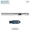 Two Parallel upper one central and two parallel lower holes cannula Luer lock cannula