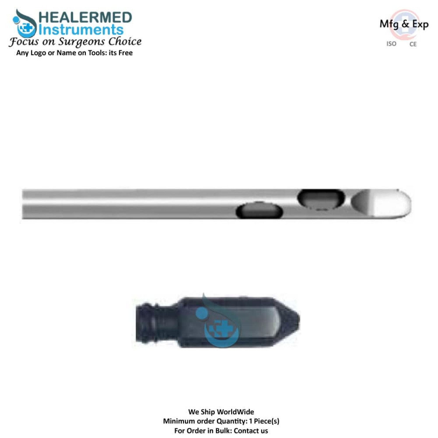 Two Spiral Holes Tapered Tip Liposuction cannula Luer lock cannula Two Spiral Holes Tapered Tip Liposuction cannula Luer lock cannula