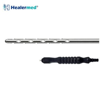 Both End Sharp Liposuction Cannula – Black Power Handle