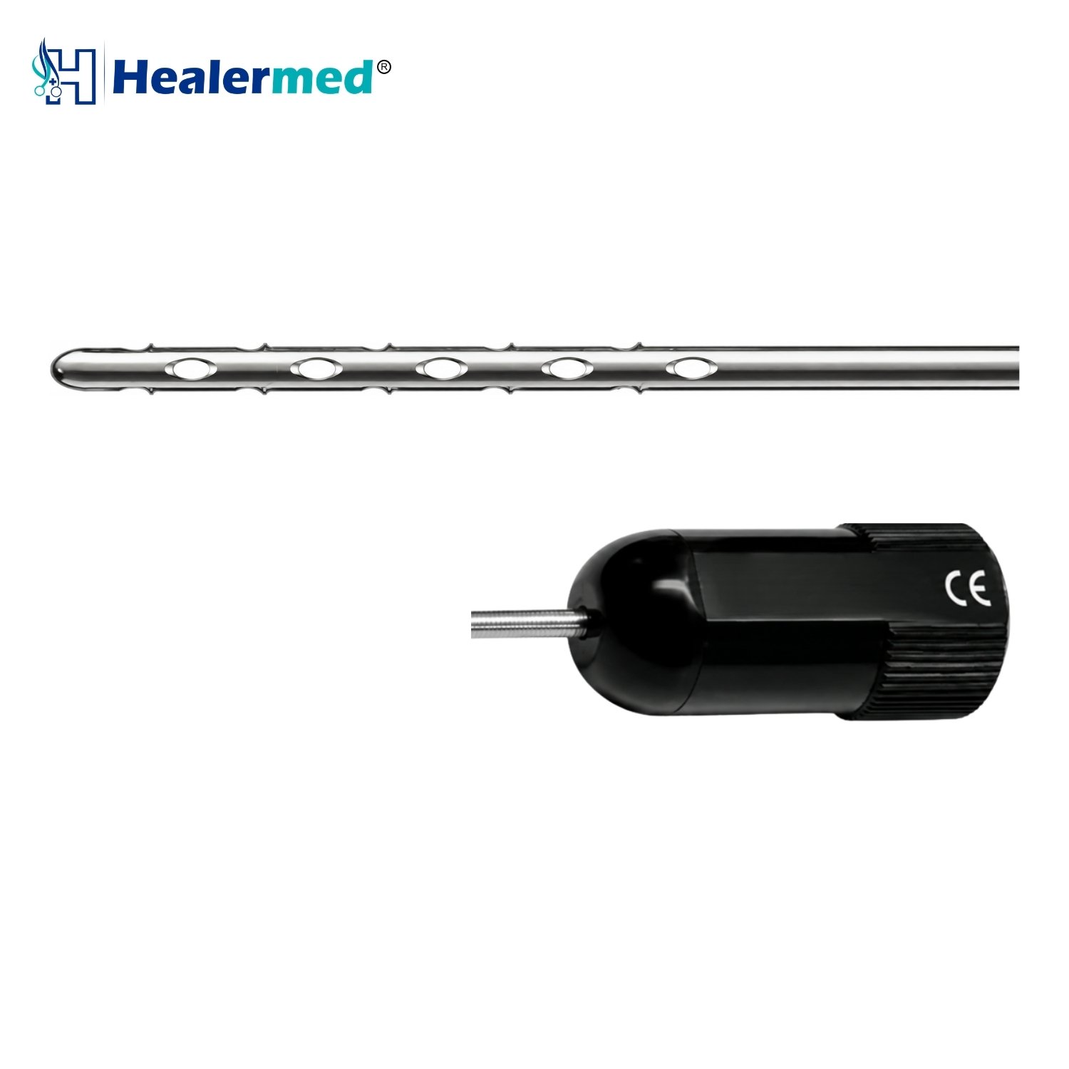 Multiport Speed Harvester Both End Sharp liposuction cannula with Super Luer Lock hub, German stainless steel