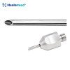 Oval Hole On Top liposuction cannula with BeautiFill Laser Compatible hub, German stainless steel