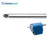 Oval Hole On Top liposuction cannula with MicroAire PAL Compatible hub, German stainless steel