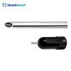 Oval Hole On Top liposuction cannula with Super Luer Lock hub, German stainless steel