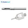 Pyramid hole liposuction cannula, German stainless steel, three hole pattern