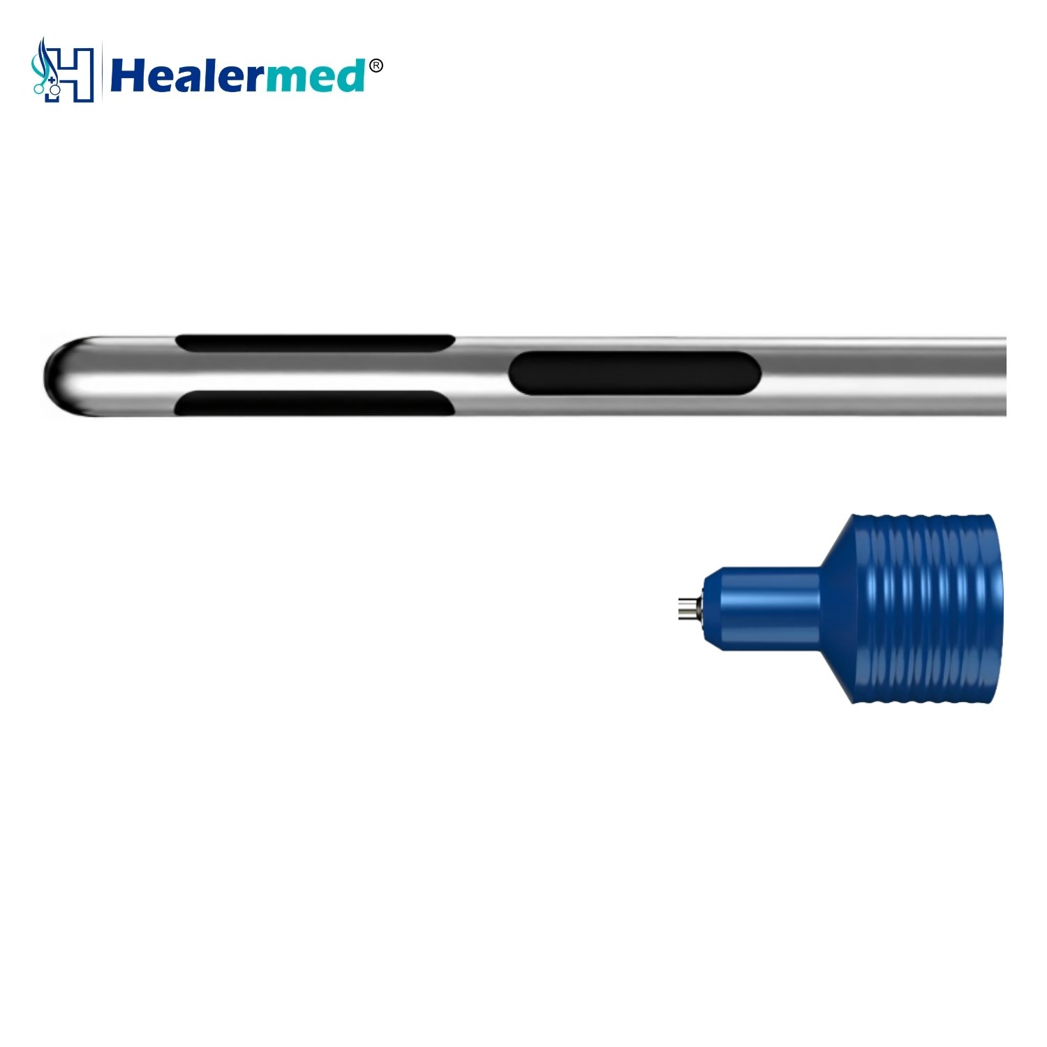 Reverse Pyramid liposuction cannula with Toomey Hub 60cc hub, German stainless steel