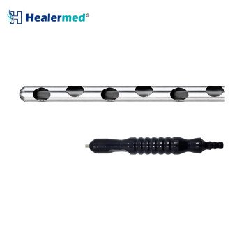 Six Oval Port Liposuction Cannula – Black Power Handle