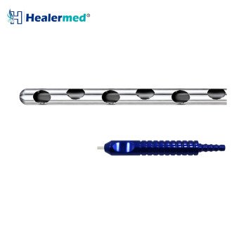Six Oval Port Liposuction Cannula – Grooved Power Handle