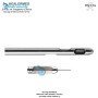 3 Spiral Port Liposuction Cannula (Carraway Style) stainless steel luer lock
