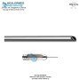 Blunt Extractor Injector Tip Cannula Micro Injectors stainless steel luer lock
