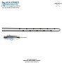 Infiltration cannula stainless steel luer lock