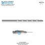 Multiport Speed Harvester One End Sharp Cannula stainless steel luer lock