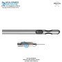 One Central Port and one Parallel Ports Liposuction cannula stainless steel luer lock