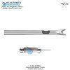 Toledo Injector Liposuction Cannula with central hole V Dissector stainless steel luer lock