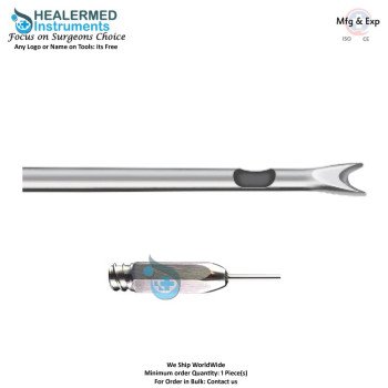 Toledo Injector Liposuction Cannula with central hole V Dissector stainless steel luer lock