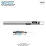 Two Spiral Holes Tapered Tip Liposuction cannula stainless steel luer lock