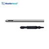 Black anodized handle single hole liposuction cannula, German stainless steel