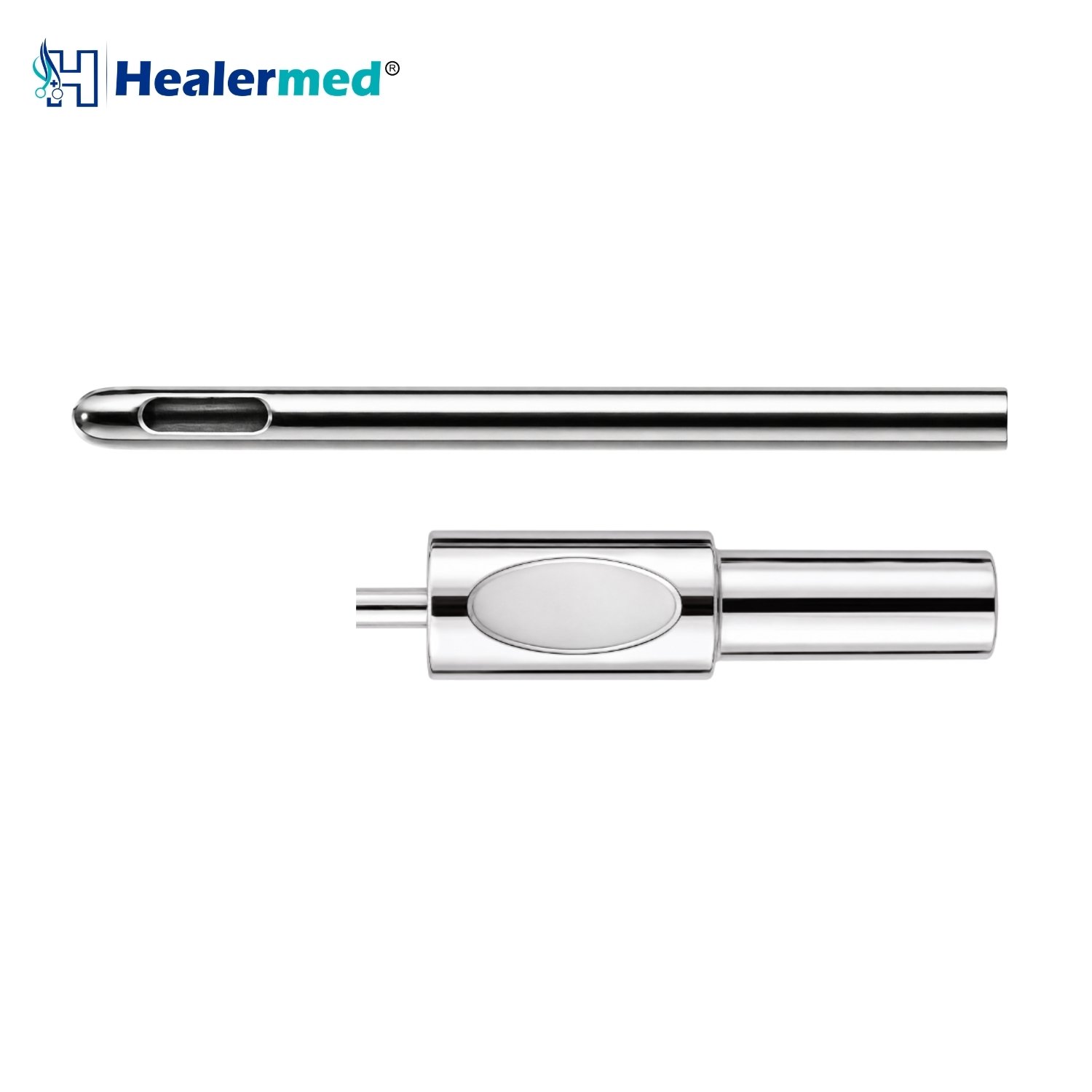 Lumsail compatible single hole liposuction cannula, German stainless steel