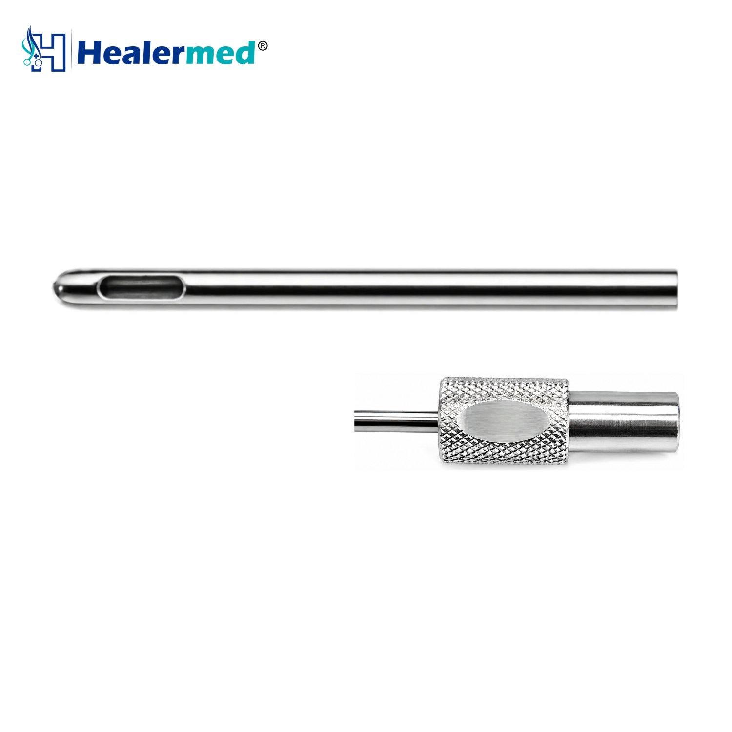 Standard single hole liposuction cannula, German stainless steel