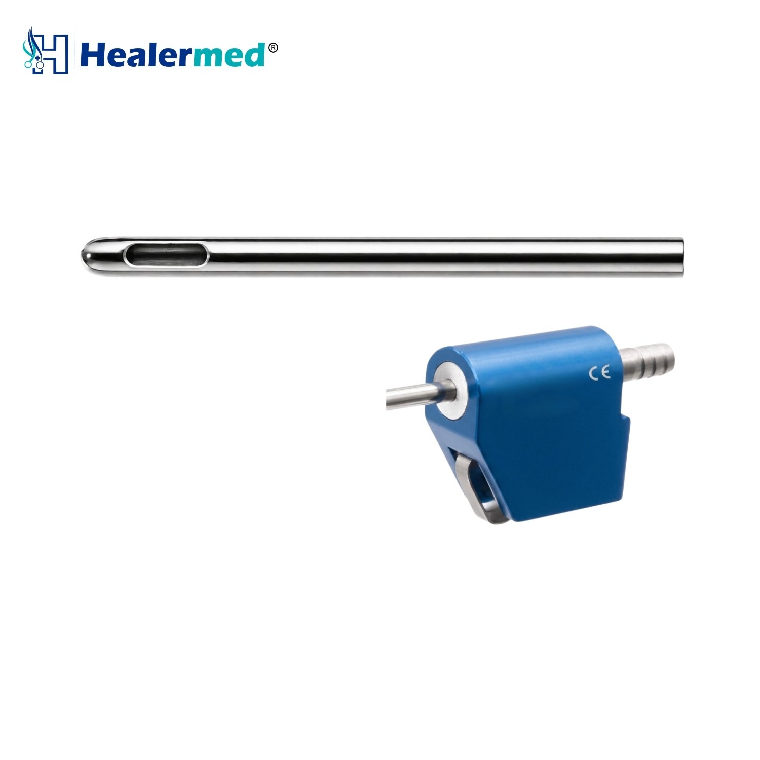 MicroAire PAL compatible single hole liposuction cannula