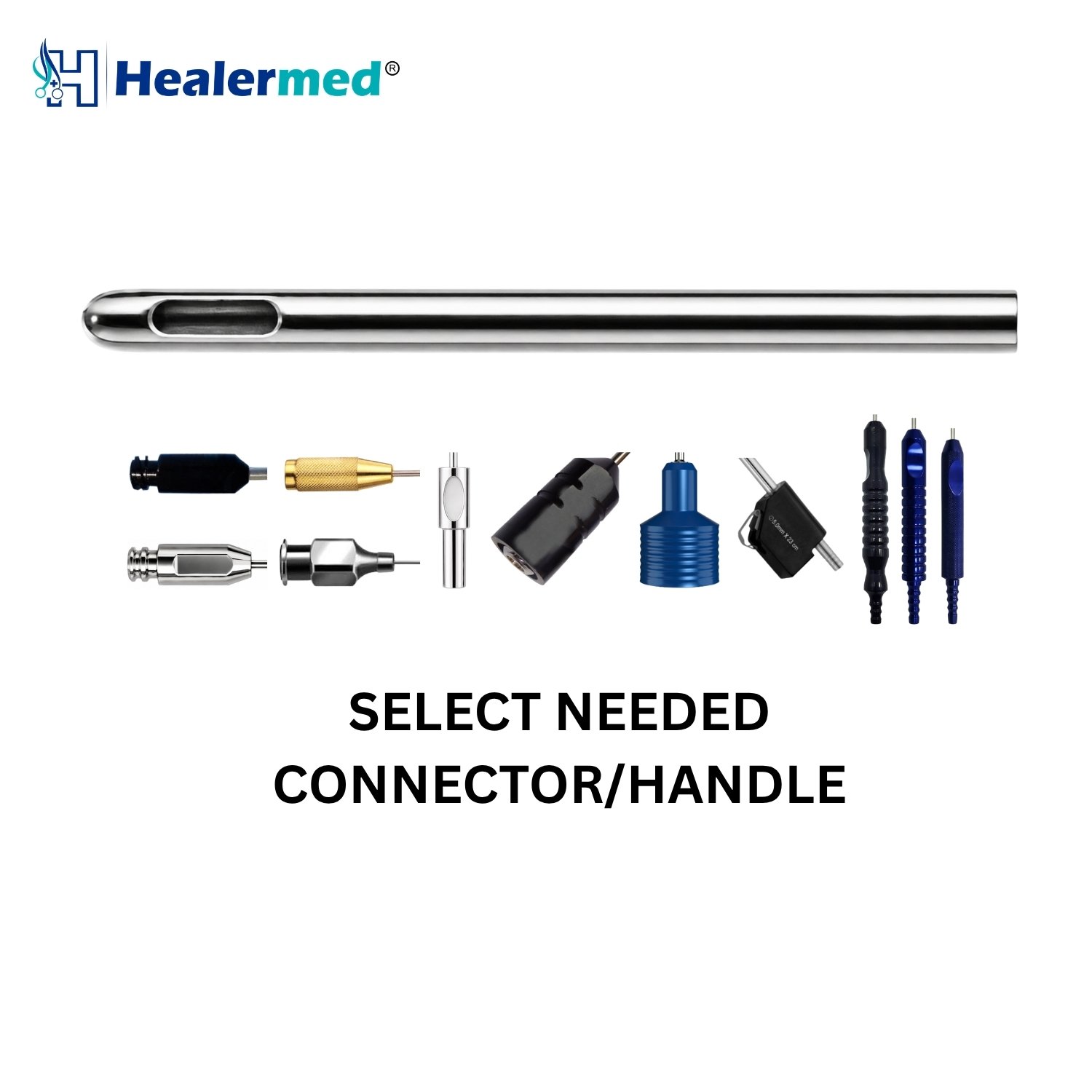 Standard single hole liposuction cannula, German stainless steel