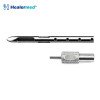 Stevens style liposuction cannula with long hole, Mercedes and 4 in-line round ports