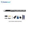Stevens style liposuction cannula with long hole, Mercedes and 4 in-line round ports