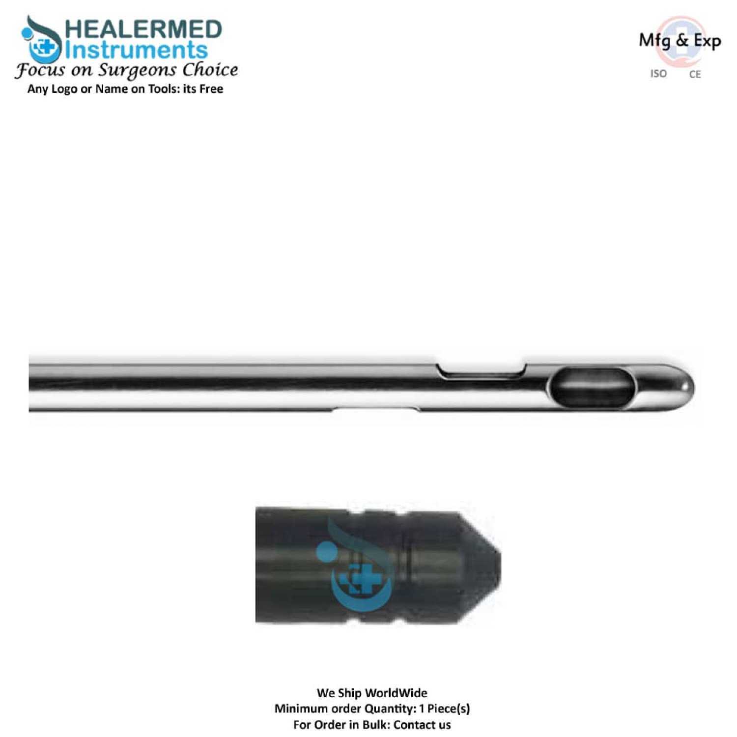 3 Spiral Port Cannula (Carraway Style) Super Luer lock 3 Spiral Port Cannula (Carraway Style) Super Luer lock