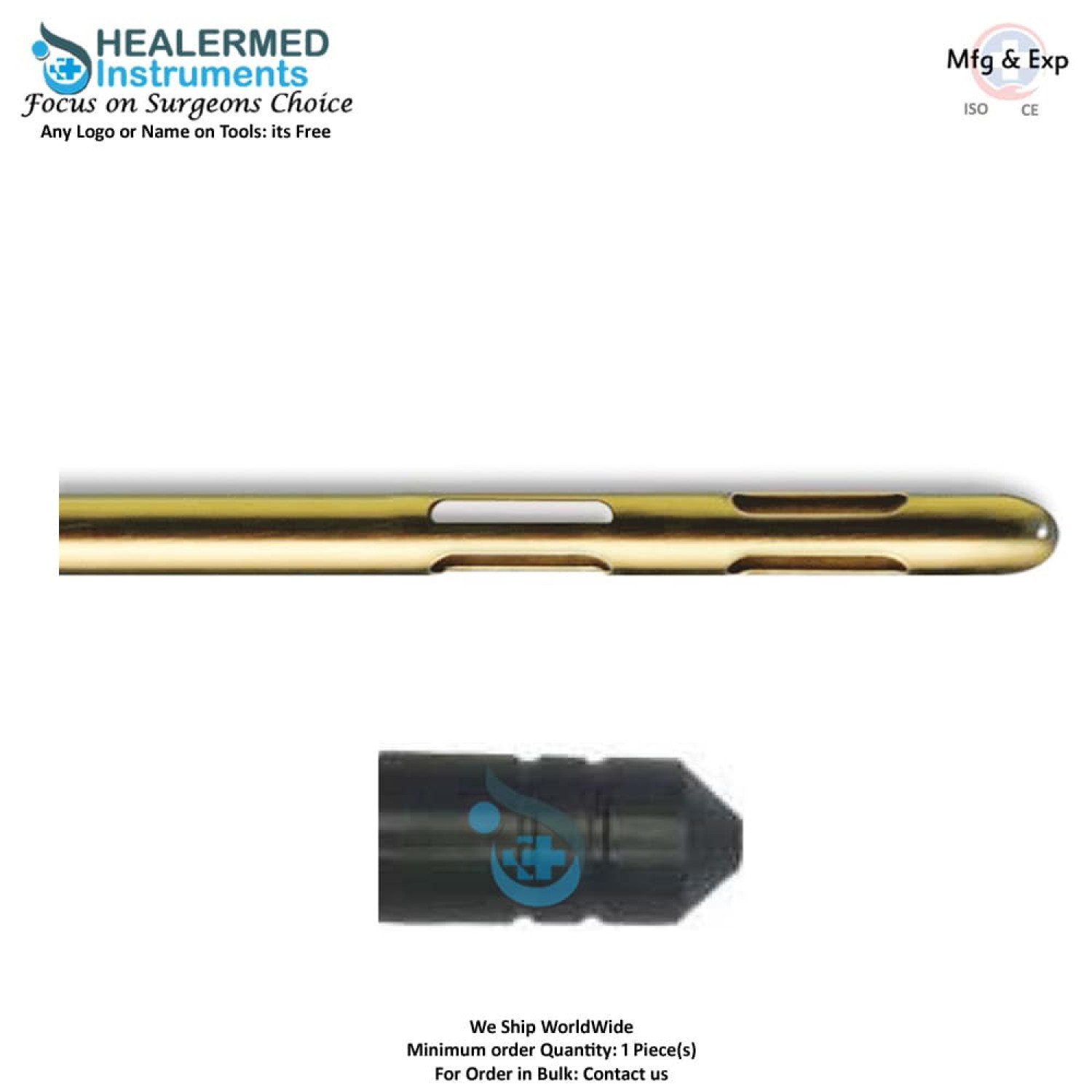 Double Mercedes Six Ports Liposuction Cannula Super Luer lock