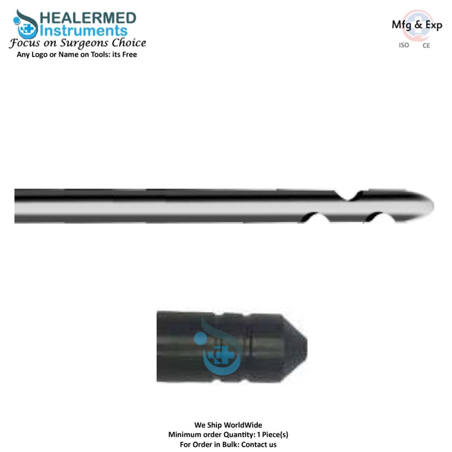 General suction Liposuction cannula with Three Zig zag holes Super Luer lock