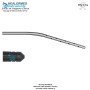 Tumescent Angled Infiltration cannula Super Luer lock