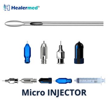 Tapered Tip Single Central Hole Injector Cannula – All Fittings