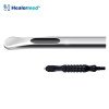 Tapered Tip Single Central Hole liposuction cannula with Black Power Handle hub, German stainless steel