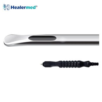 Tapered Single Hole Cannula – Black Power Handle